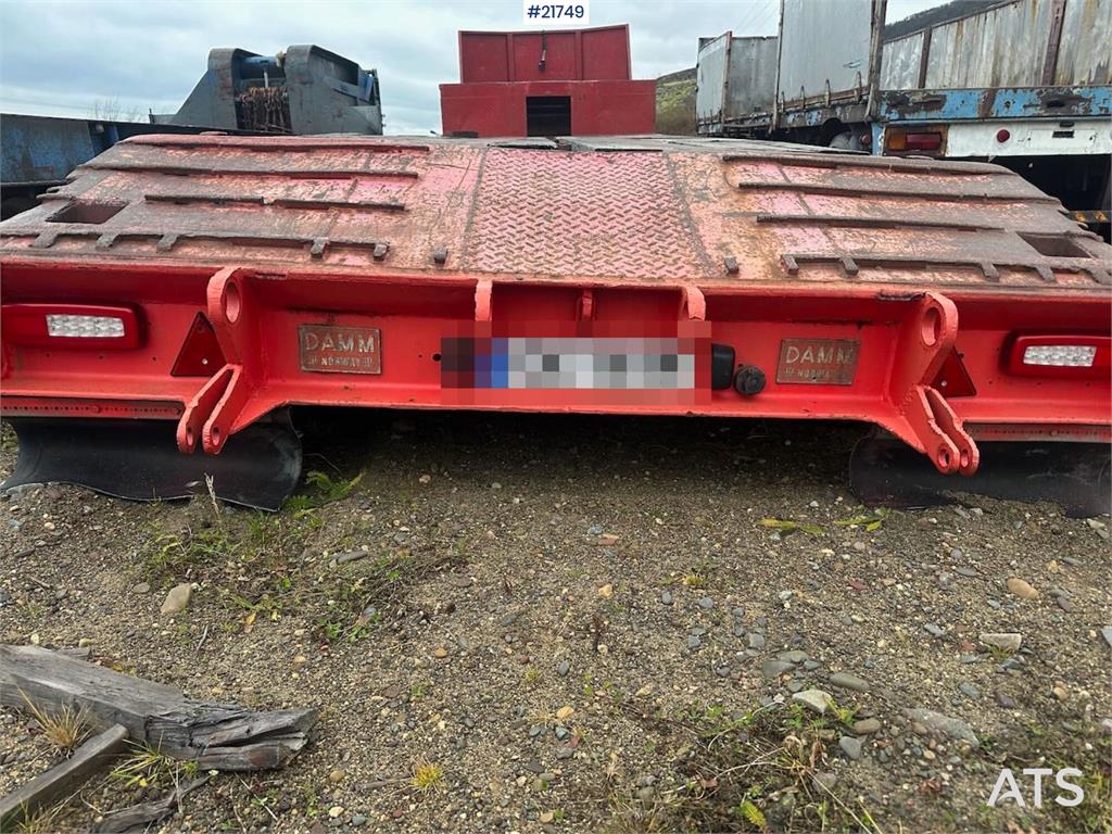 Damm 3SD335 3 axle machine trolley