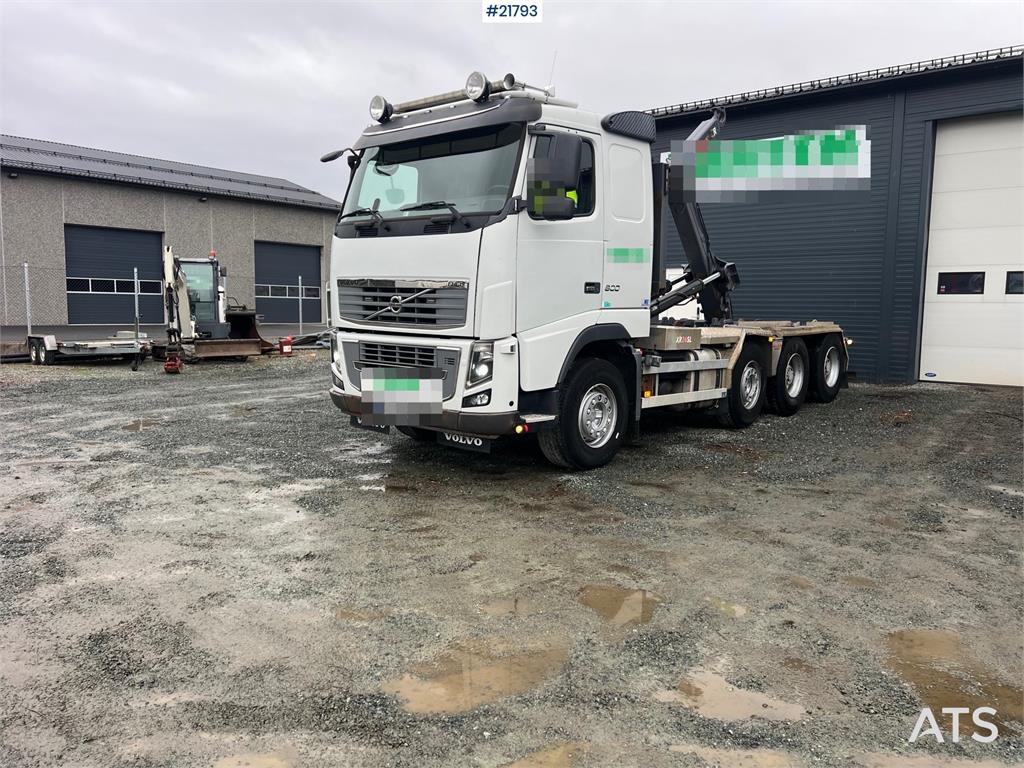 Volvo fh16 8x4 pusher hook truck w/ 24T multilift Hook