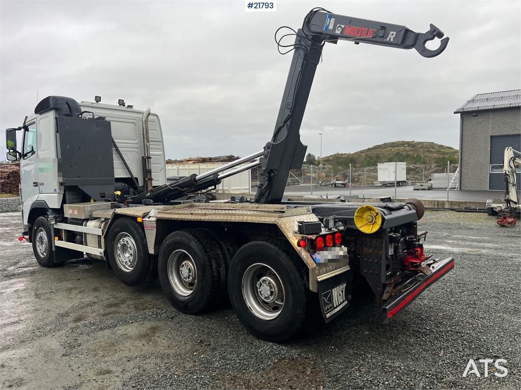 Volvo fh16 8x4 pusher hook truck w/ 24T multilift Hook