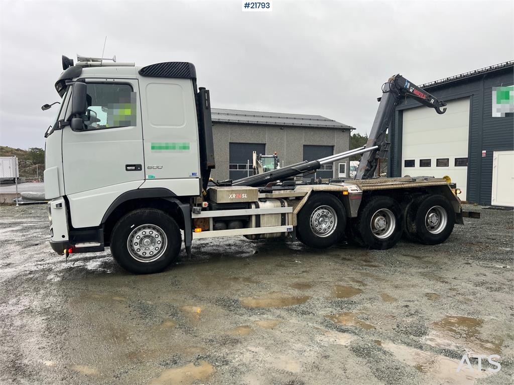 Volvo fh16 8x4 pusher hook truck w/ 24T multilift Hook