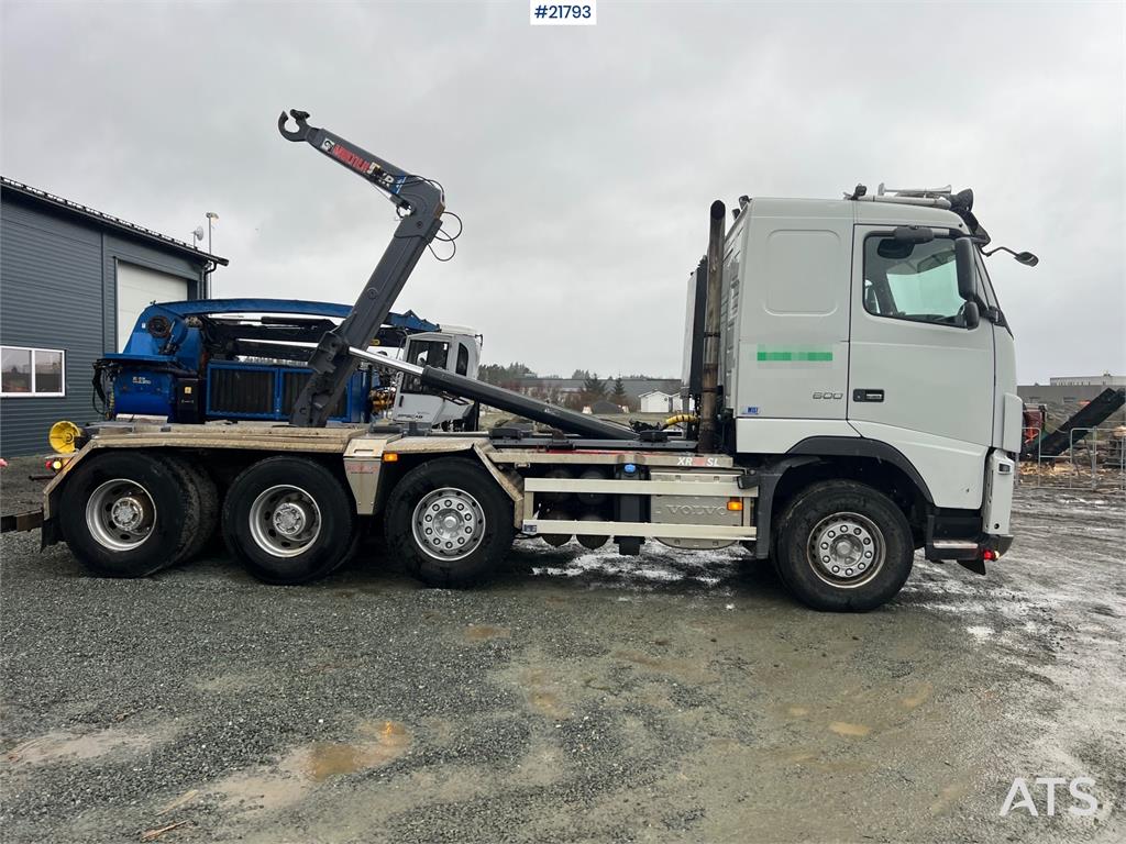 Volvo fh16 8x4 pusher hook truck w/ 24T multilift Hook