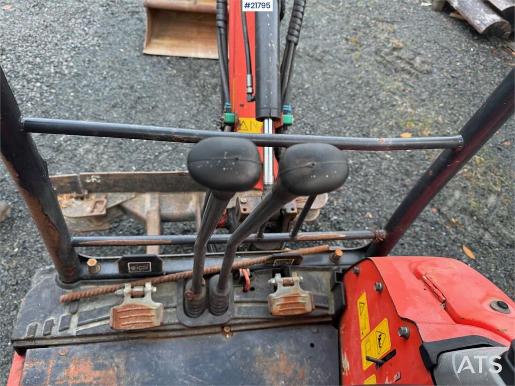 Kubota U17-3a Mini Excavator with 4 Buckets, Ripper, and