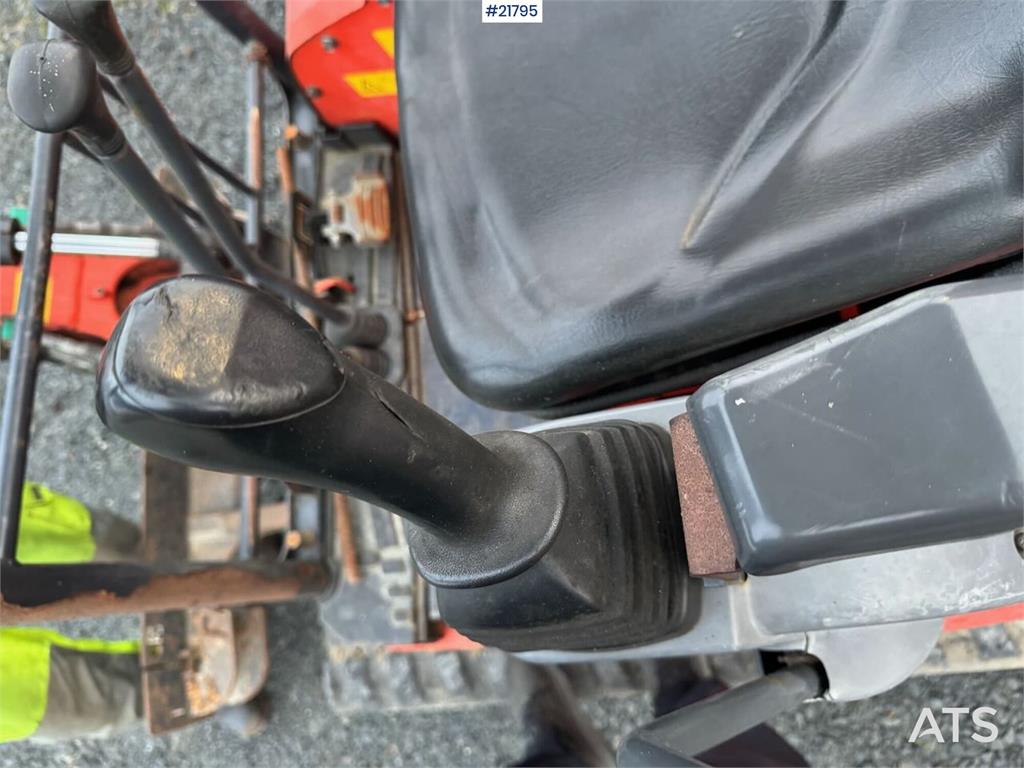 Kubota U17-3a Mini Excavator with 4 Buckets, Ripper, and