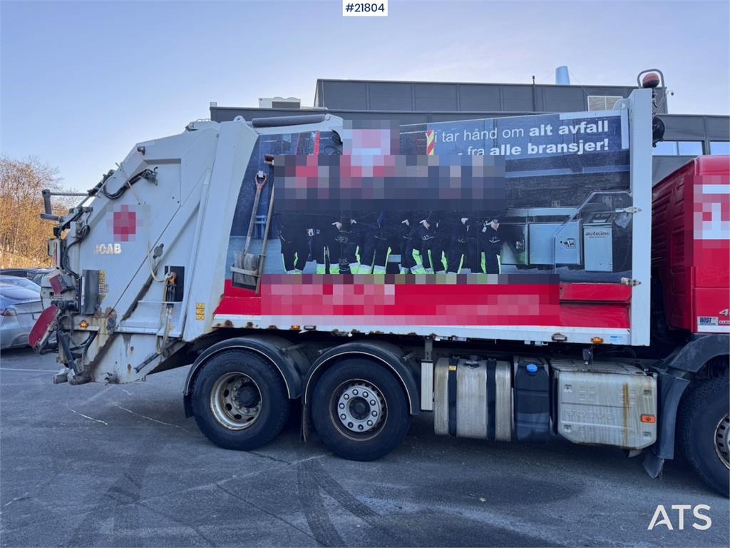 Volvo FM460 6x2 compactor truck with Joab 1 chamber