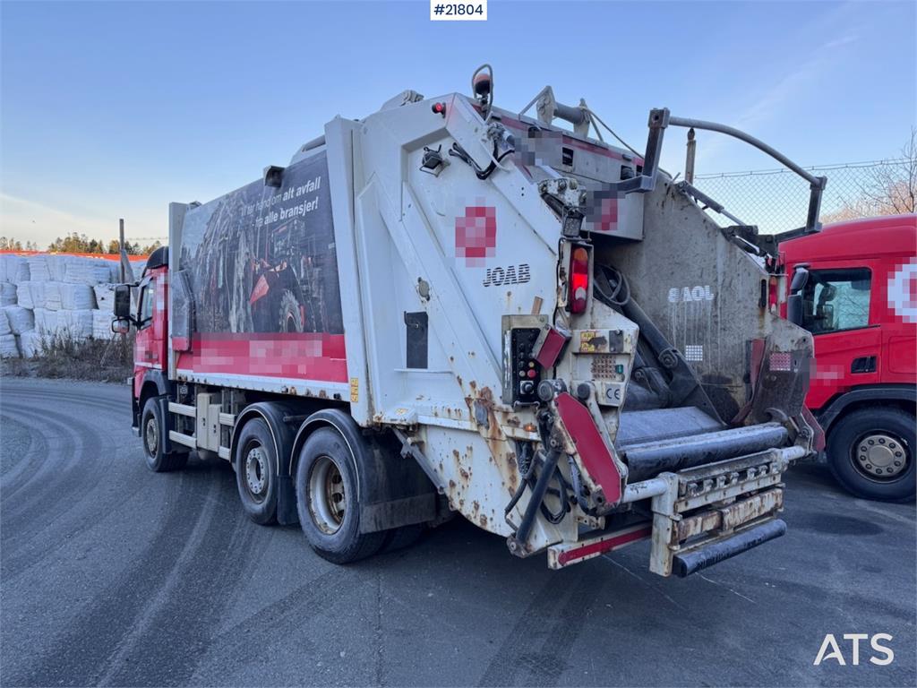 Volvo FM460 6x2 compactor truck with Joab 1 chamber