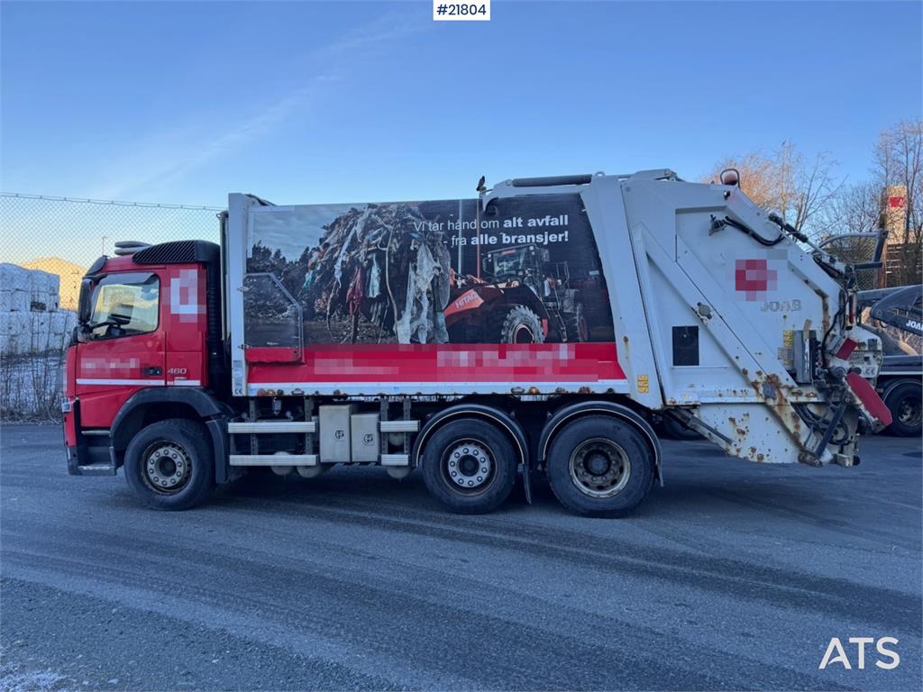 Volvo FM460 6x2 compactor truck with Joab 1 chamber