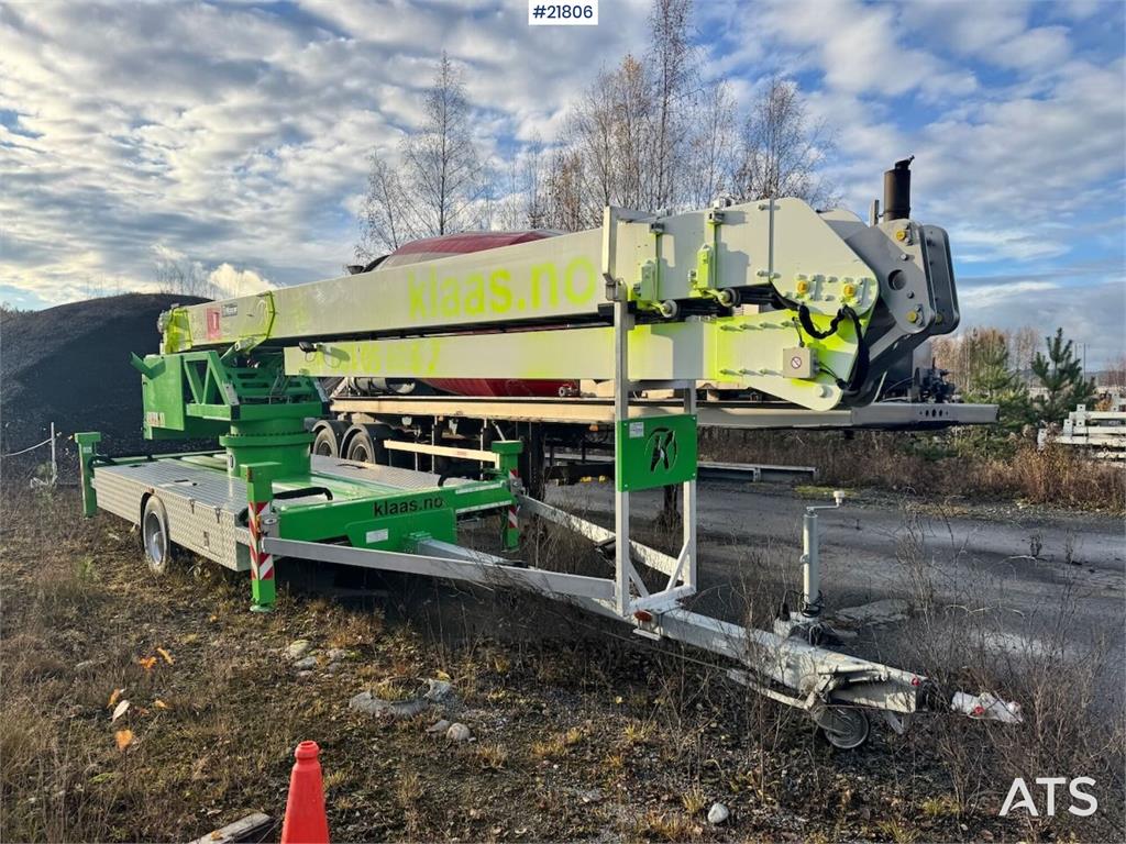 Klaas K21-30 Construction Crane – 340 hours!