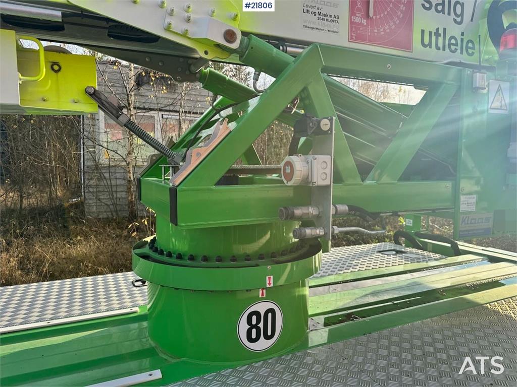 Klaas K21-30 Construction Crane – 340 hours!