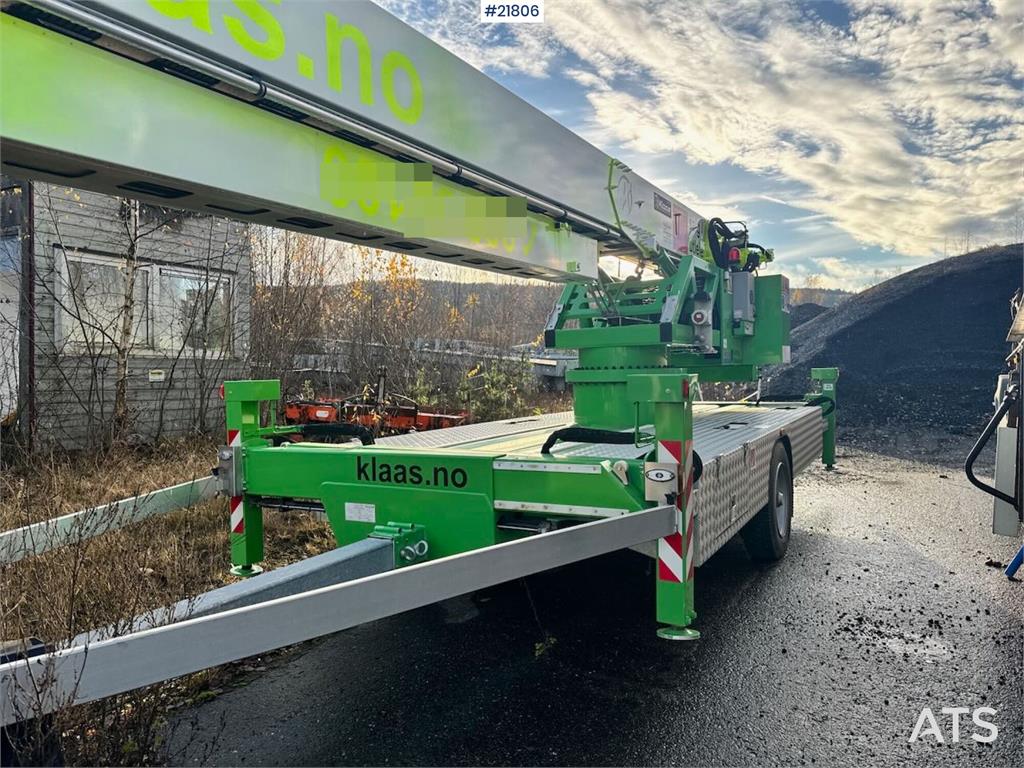 Klaas K21-30 Construction Crane – 340 hours!