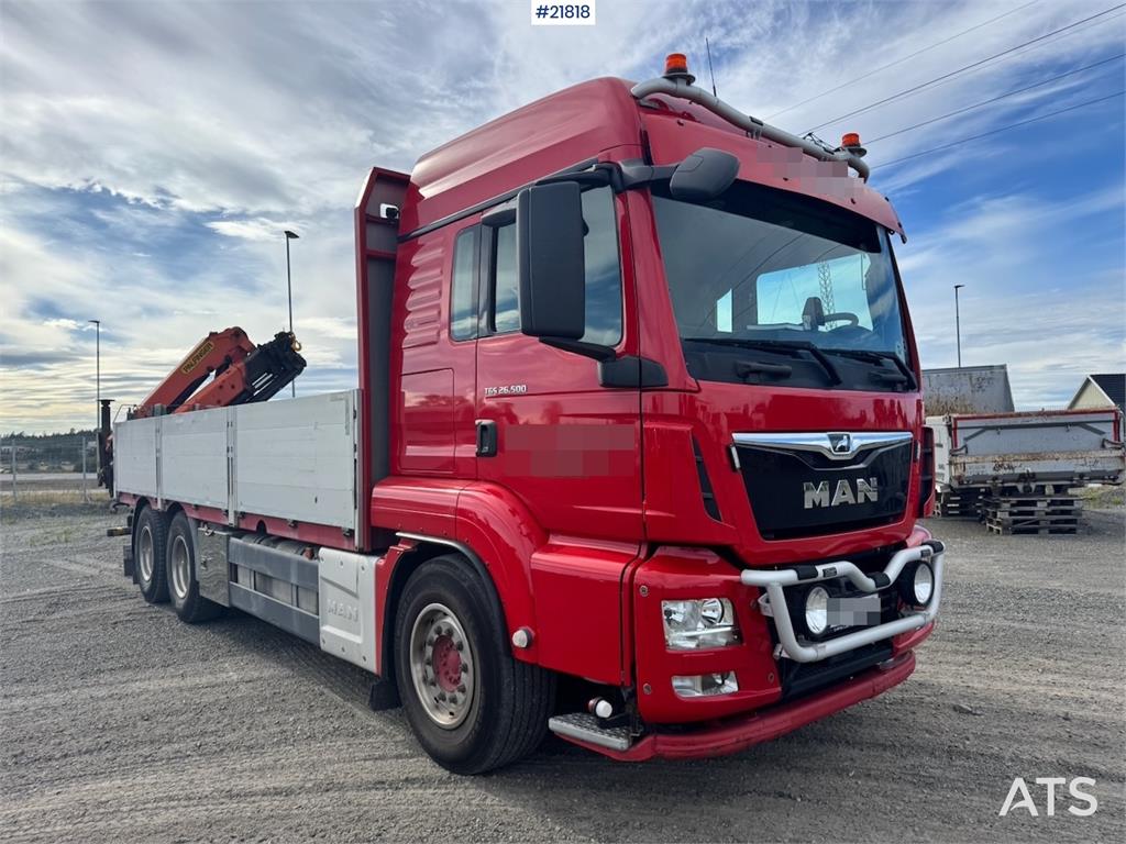MAN TGS 26.500 6x4 Crane Truck with 19 t/m Rear-Mounte