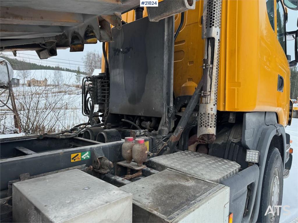 Scania R500 Tipper Truck, Snow Plow Equipped, with Underb