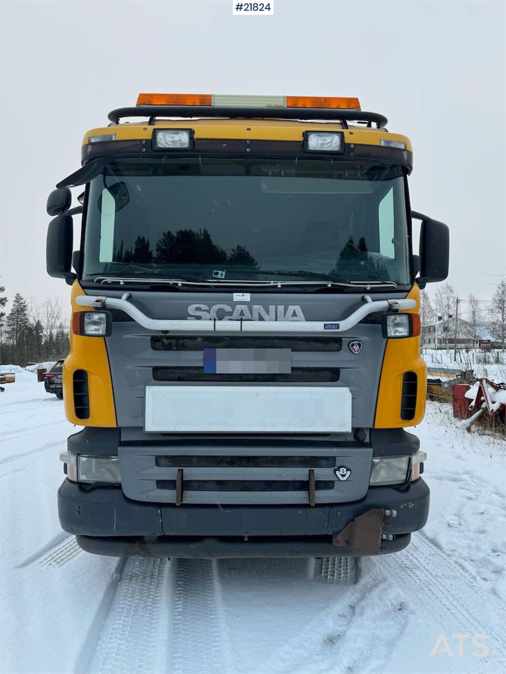 Scania R500 Tipper Truck, Snow Plow Equipped, with Underb