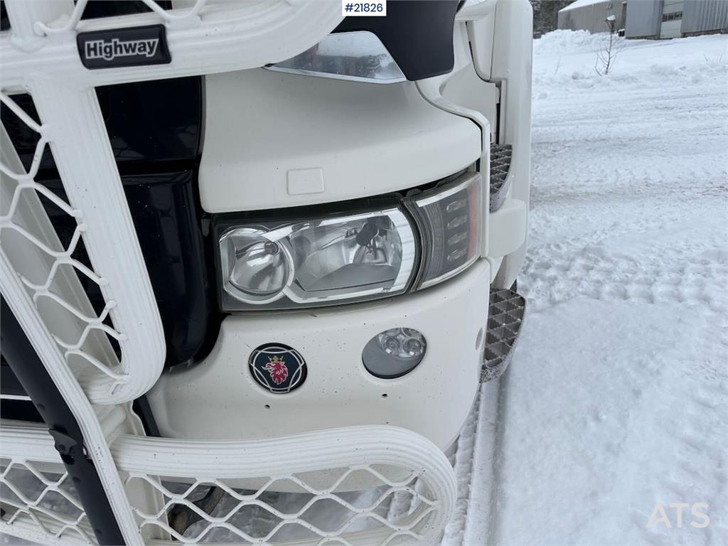 Scania R730 6x2 tractor unit w/ hydraulics. WATCH VIDEO.