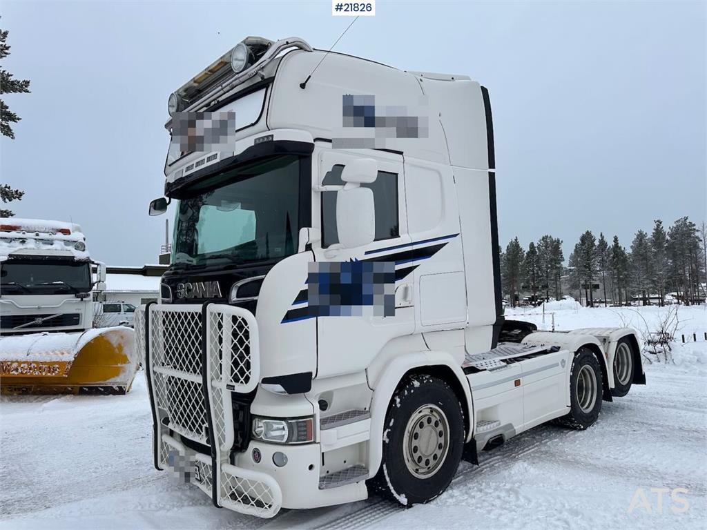 Scania R730 6x2 tractor unit w/ hydraulics. WATCH VIDEO.