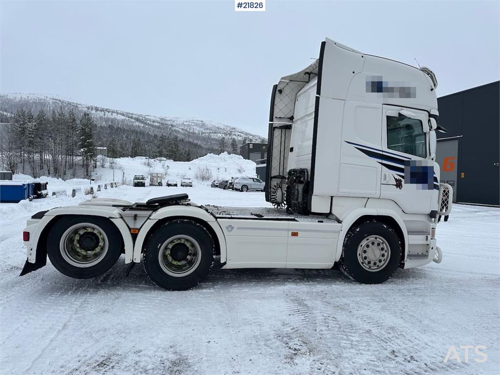 Scania R730 6x2 tractor unit w/ hydraulics. WATCH VIDEO.