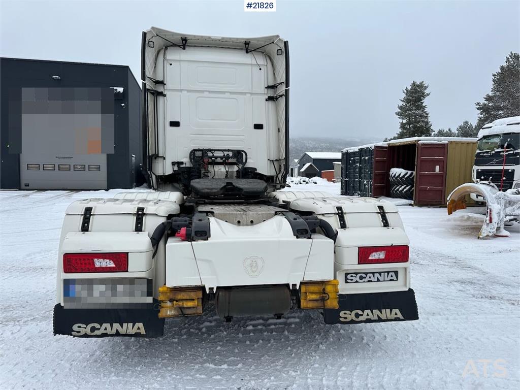 Scania R730 6x2 tractor unit w/ hydraulics. WATCH VIDEO.