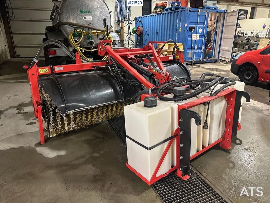 Tokvam FK broom with wheel loader attachment or tractor a