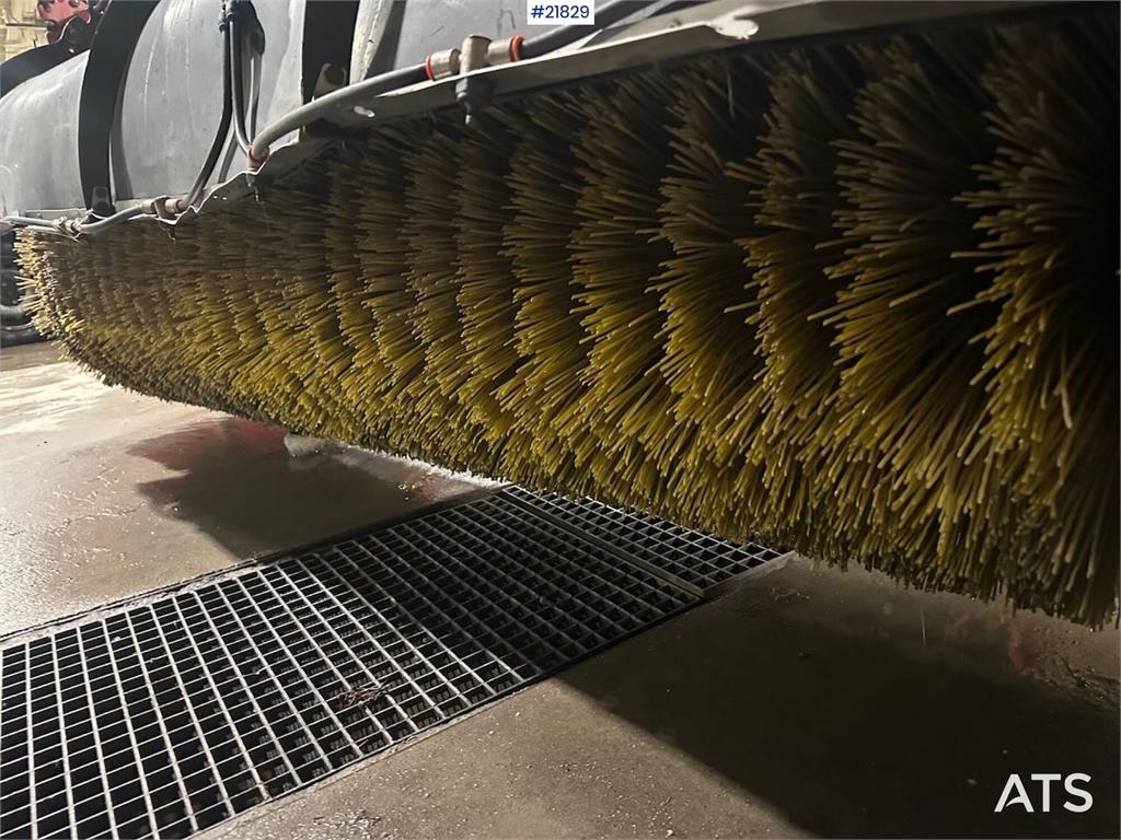 Tokvam FK broom with wheel loader attachment or tractor a