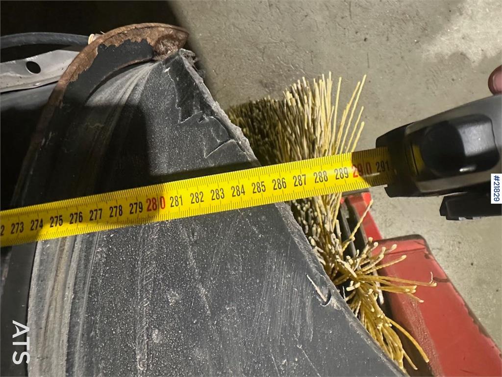 Tokvam FK broom with wheel loader attachment or tractor a