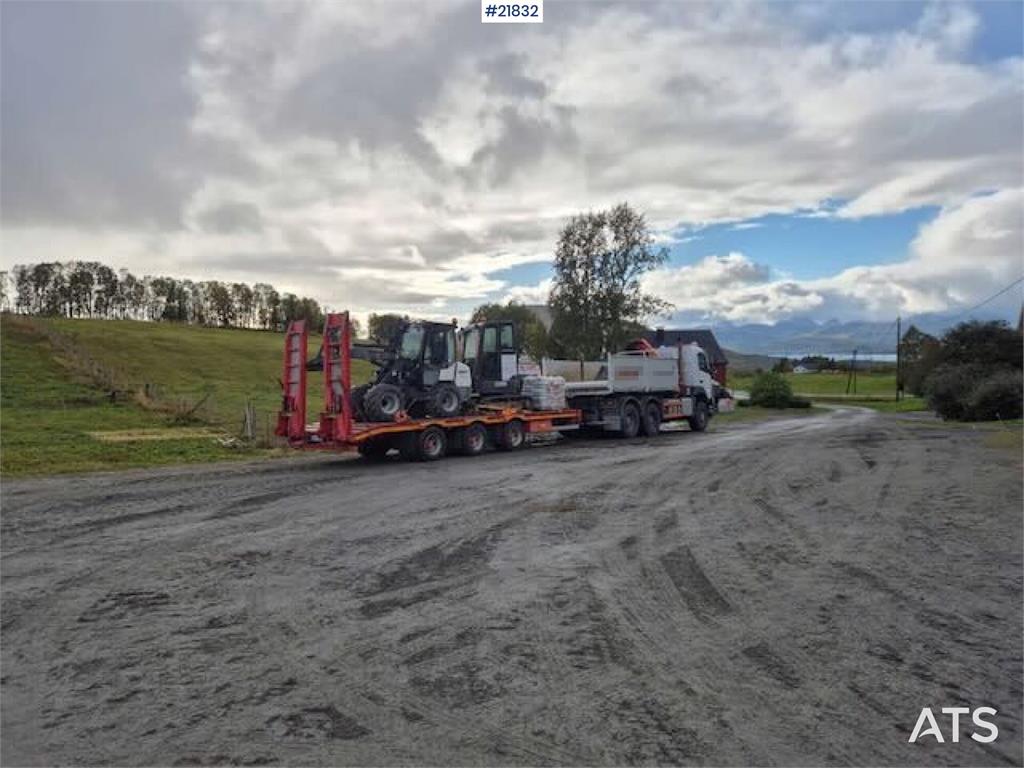 Volvo FMX 6x6 plow rigged dump truck w/ 9.5 t/m crane, 2