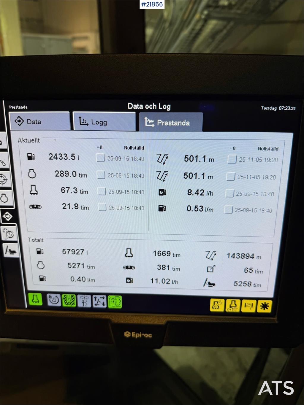 Atlas Copco T35 w/ water mist, cme grinder and gps