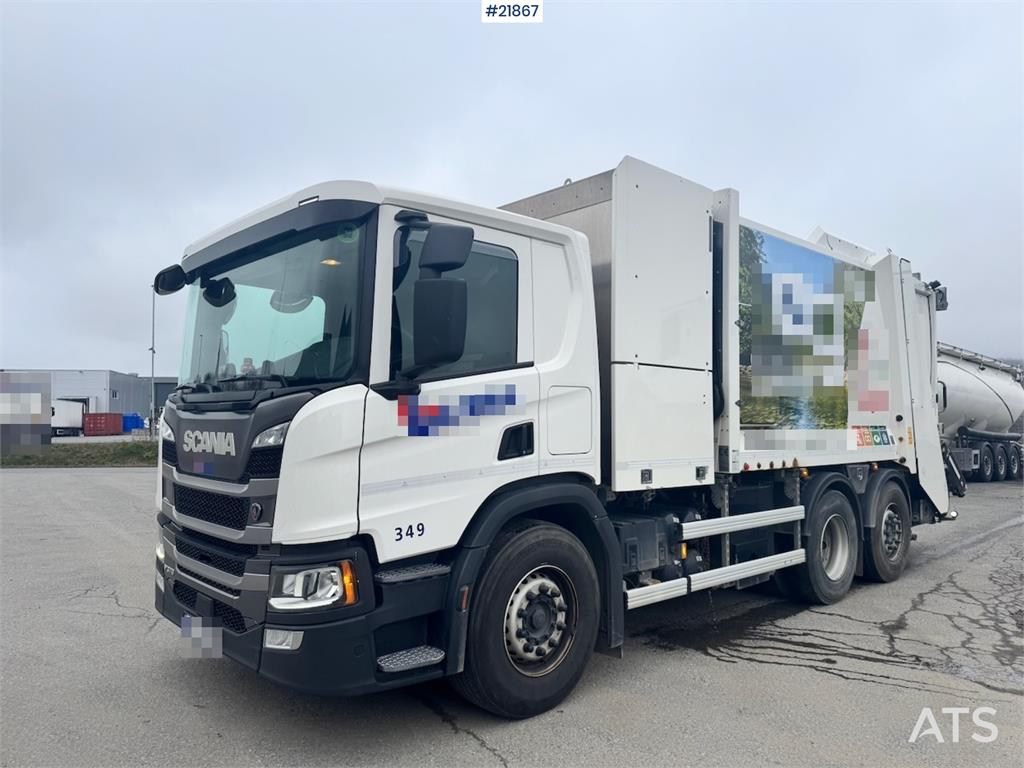 Scania P370 Waste Collection Truck with Washing System WA