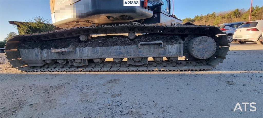 Volvo ECR235 EL excavator w/ digging bucket, sanding buc