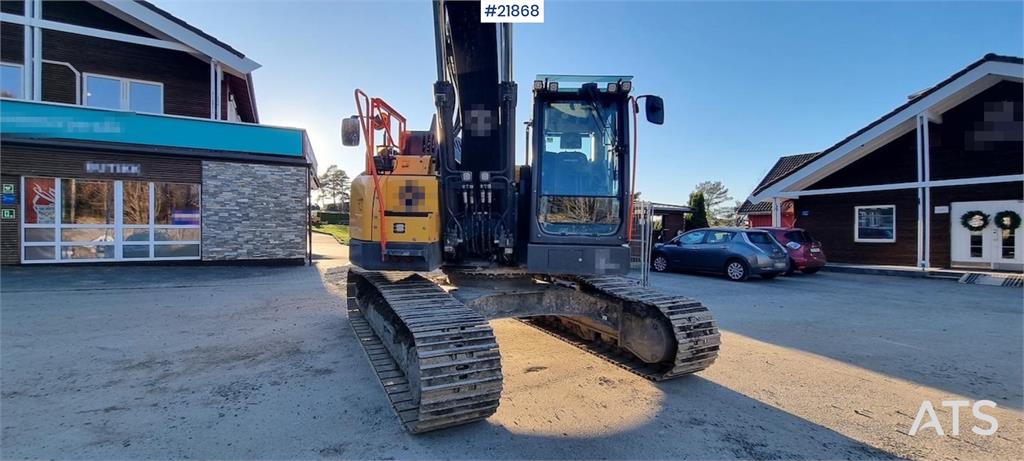 Volvo ECR235 EL excavator w/ digging bucket, sanding buc