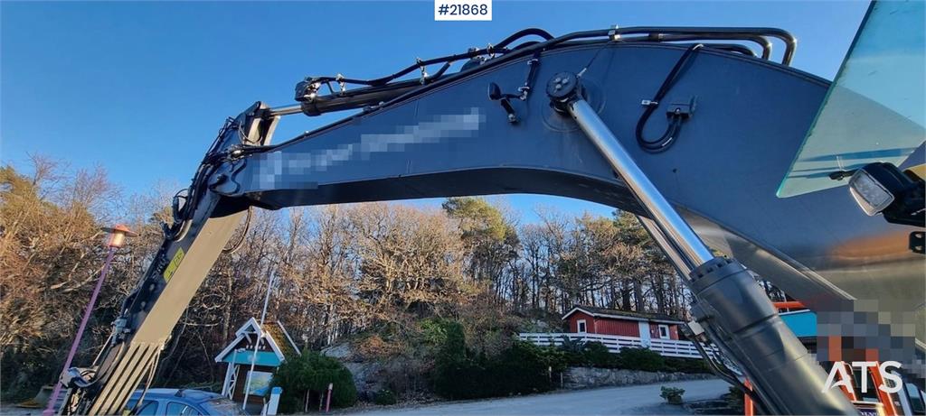 Volvo ECR235 EL excavator w/ digging bucket, sanding buc