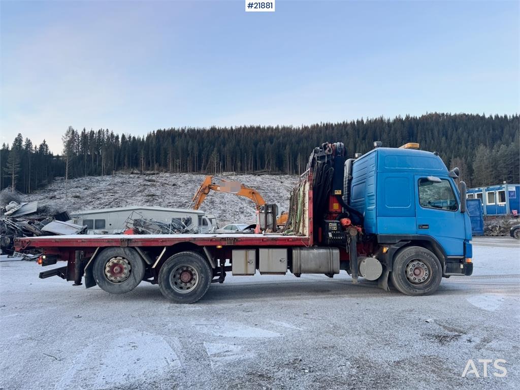 Volvo FM12 6x2 Crane Truck w/ 23 t/m Palfinger Crane WAT