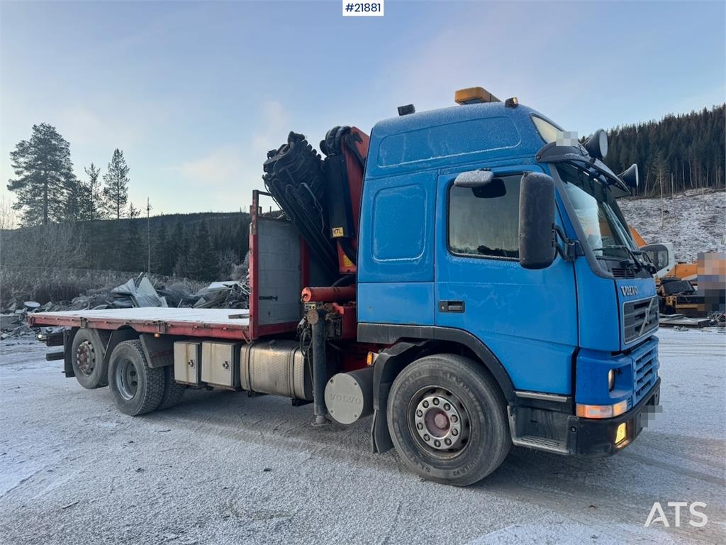Volvo FM12 6x2 Crane Truck w/ 23 t/m Palfinger Crane WAT