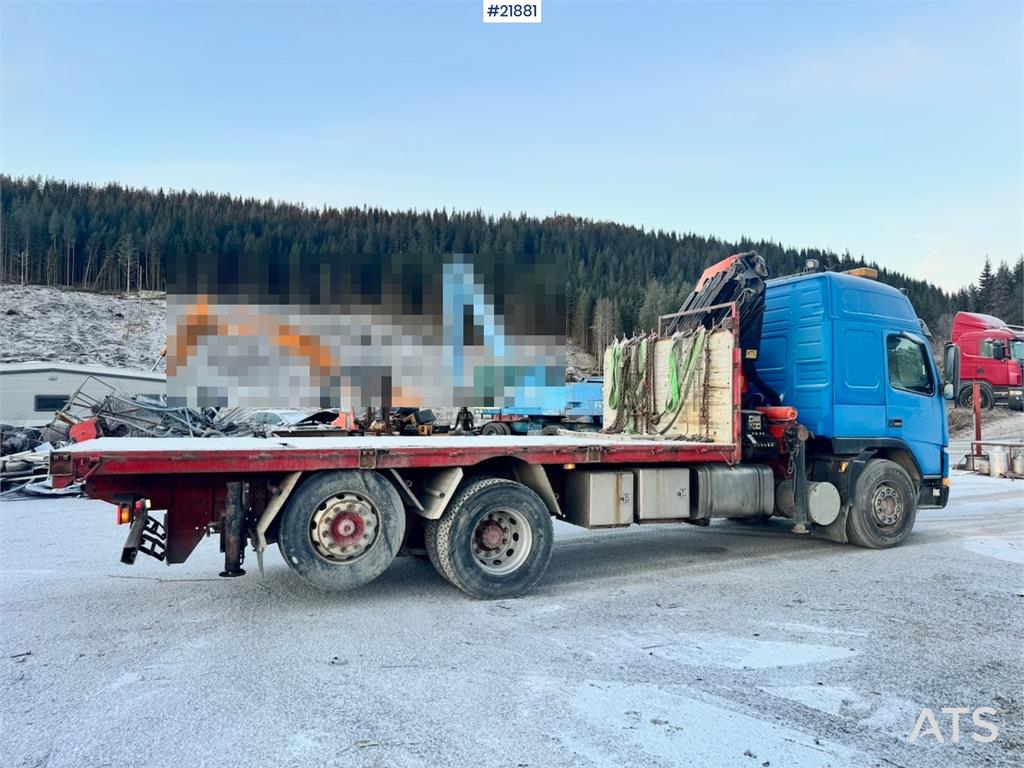 Volvo FM12 6x2 Crane Truck w/ 23 t/m Palfinger Crane WAT