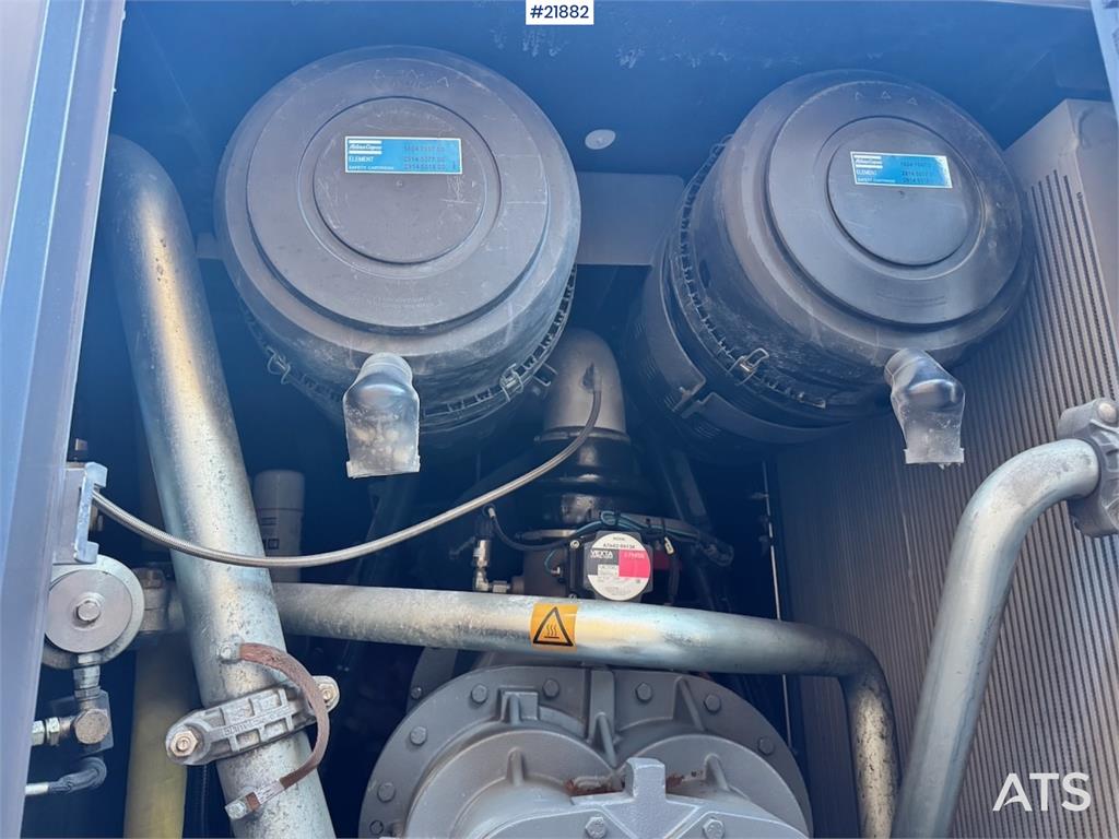 Atlas Copco Y35 Air Compressor on Humbaur chassis.