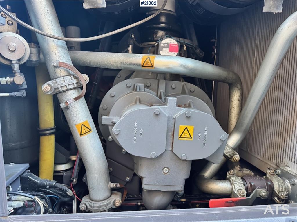Atlas Copco Y35 Air Compressor on Humbaur chassis.