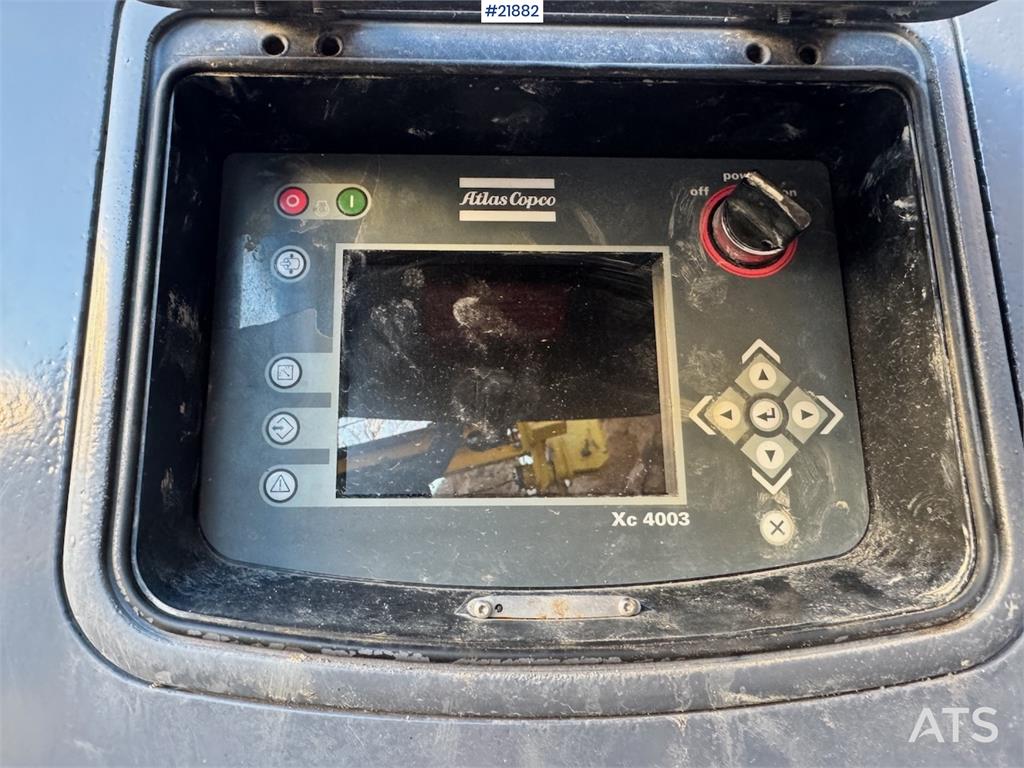 Atlas Copco Y35 Air Compressor on Humbaur chassis.