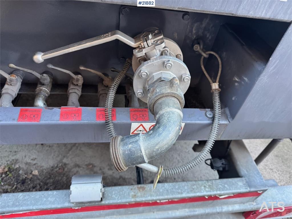 Atlas Copco Y35 Air Compressor on Humbaur chassis.