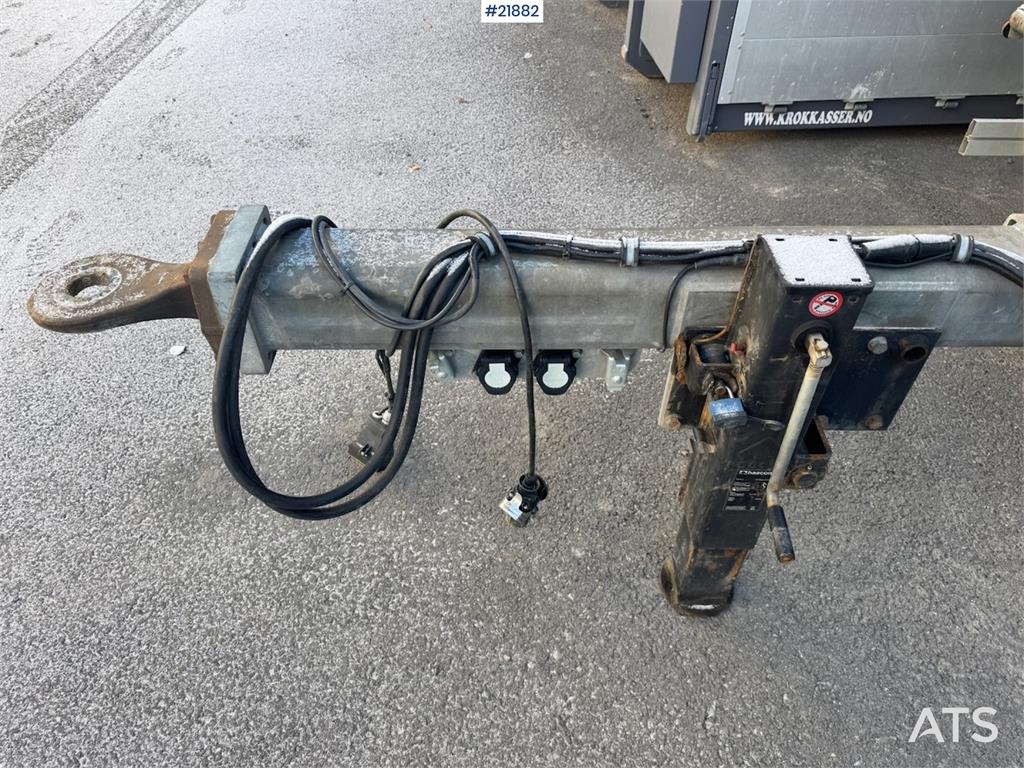 Atlas Copco Y35 Air Compressor on Humbaur chassis.