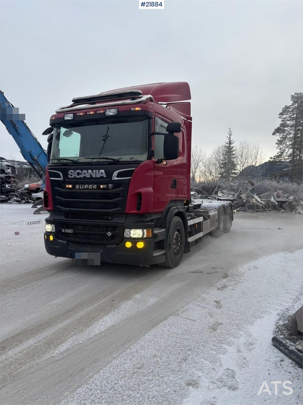 Scania R620 6x4 Hook Truck. Delivered with a valid EU ins