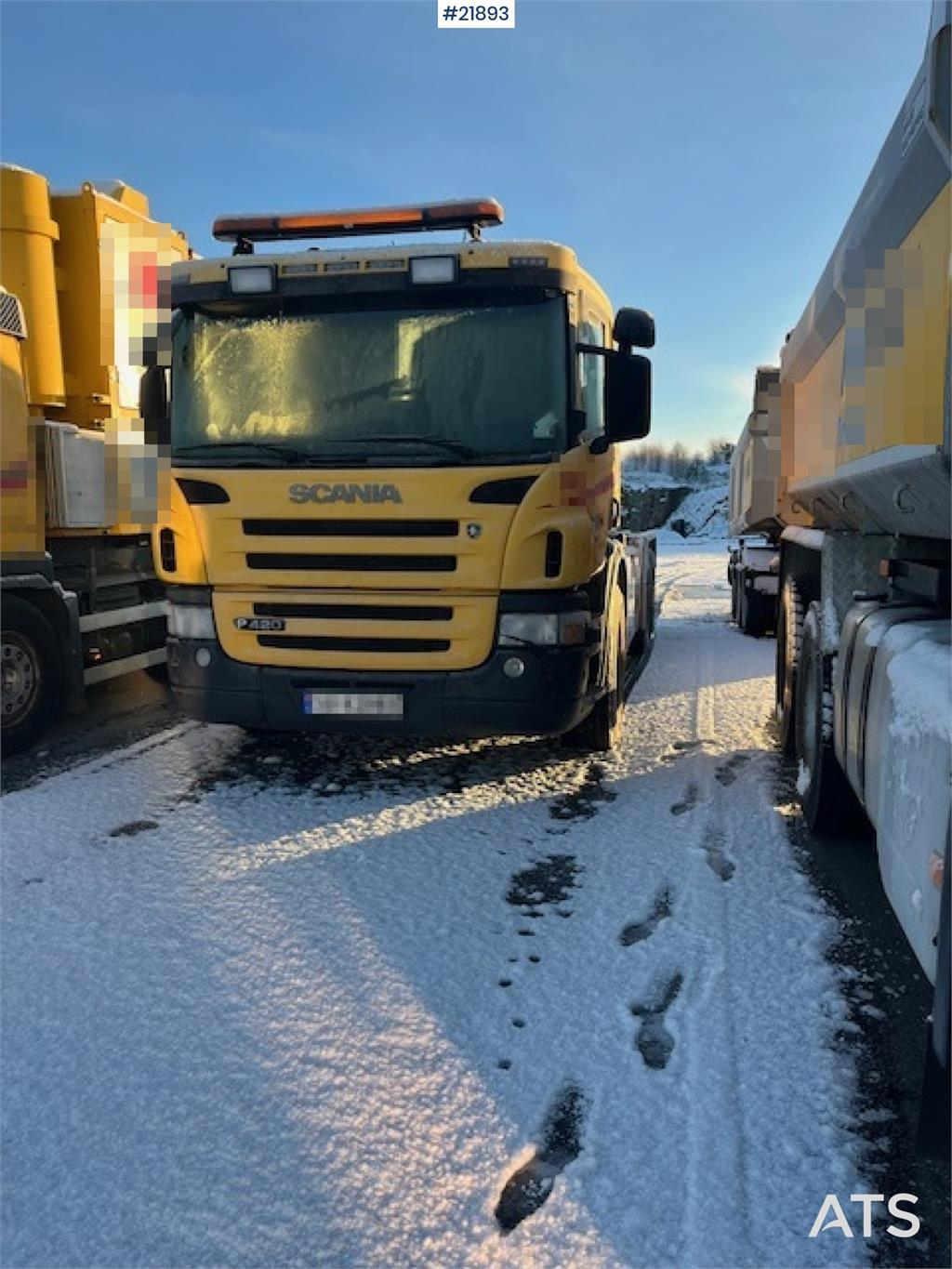 Scania P420 6x2 chassis w/ Tipper and defective gearbox