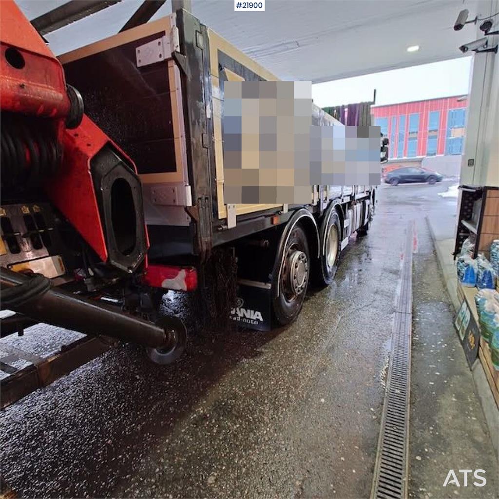 Scania P400 crane truck w/ 2017 Palfinger PK-19.001 crane