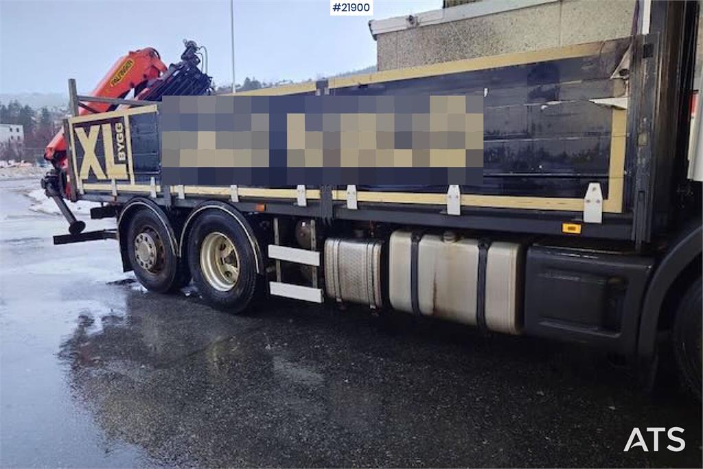 Scania P400 crane truck w/ 2017 Palfinger PK-19.001 crane