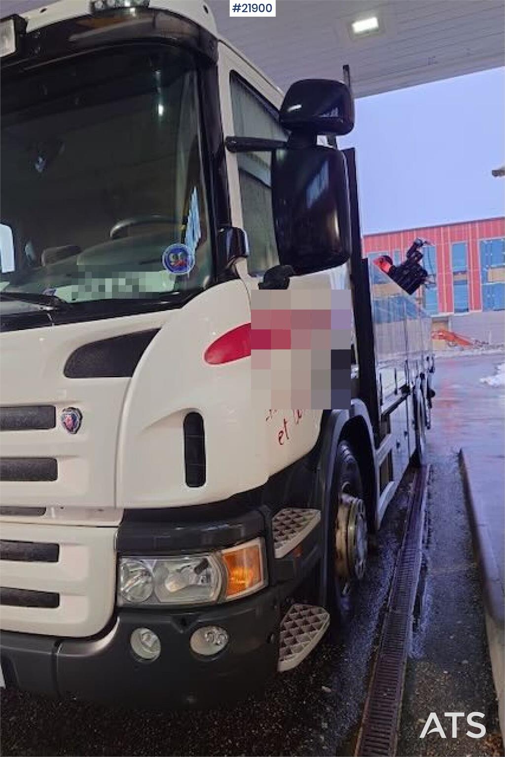 Scania P400 crane truck w/ 2017 Palfinger PK-19.001 crane