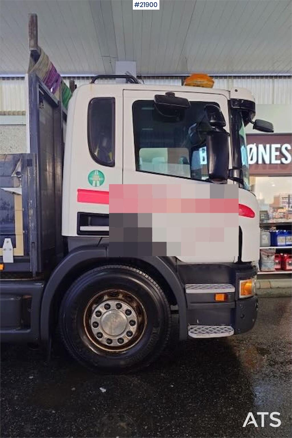 Scania P400 crane truck w/ 2017 Palfinger PK-19.001 crane