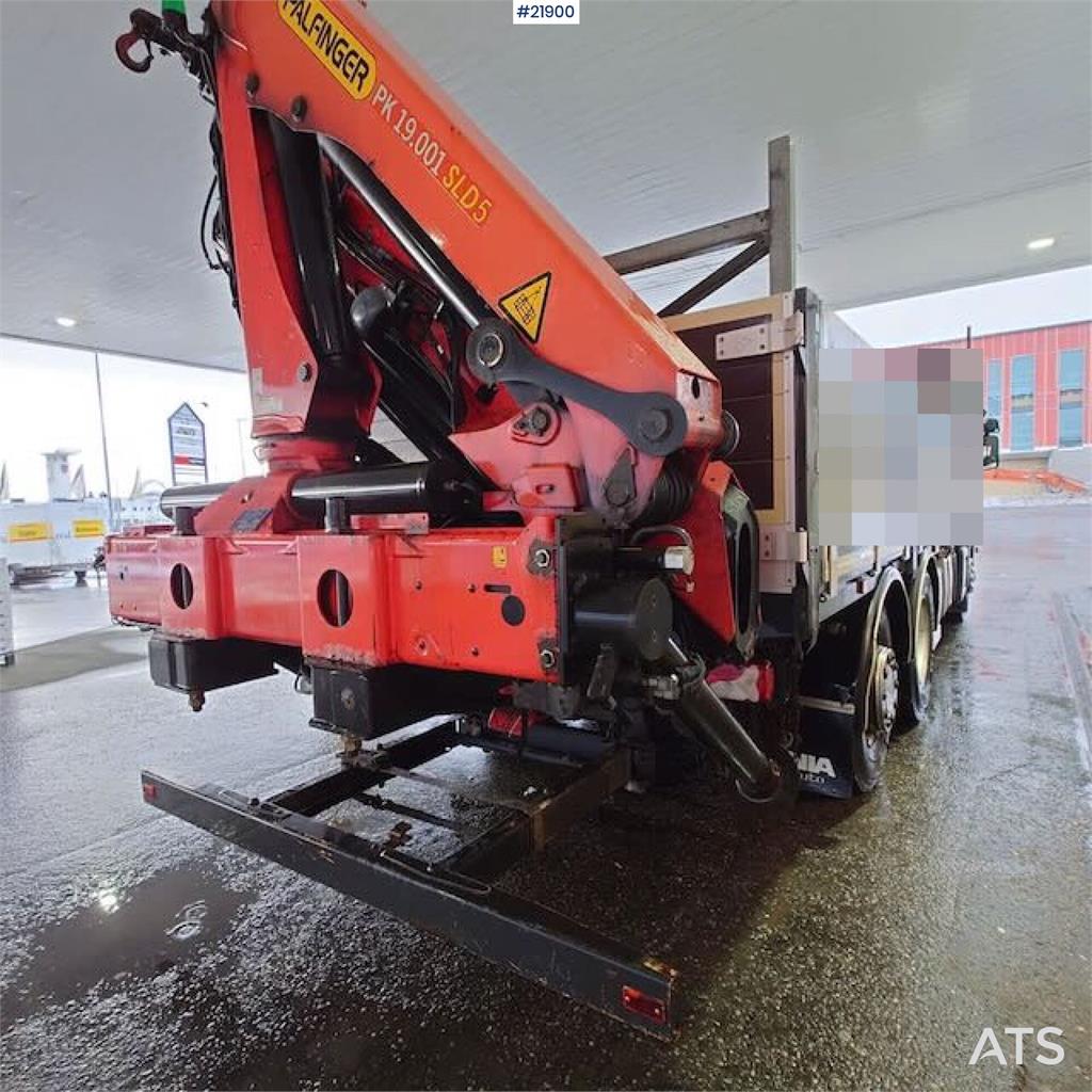 Scania P400 crane truck w/ 2017 Palfinger PK-19.001 crane