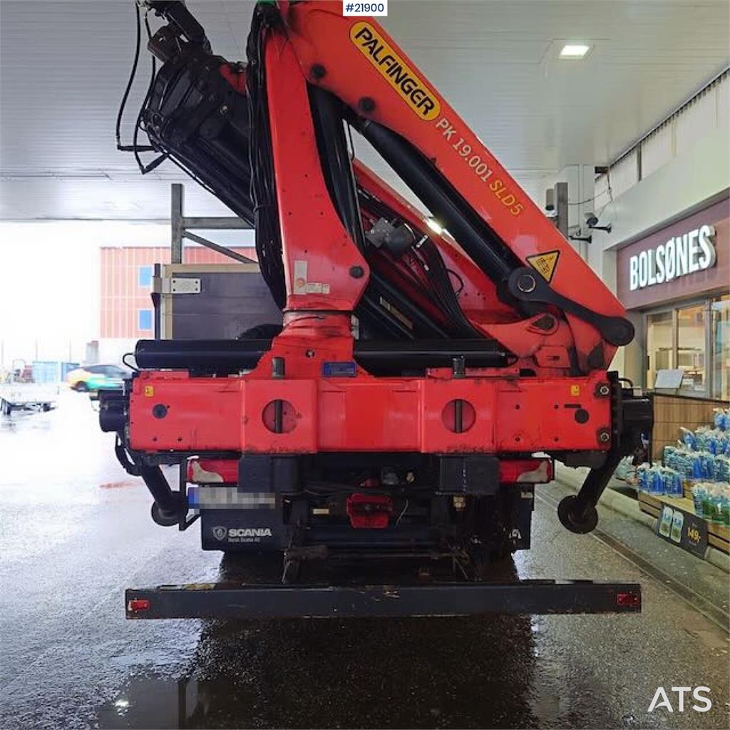 Scania P400 crane truck w/ 2017 Palfinger PK-19.001 crane