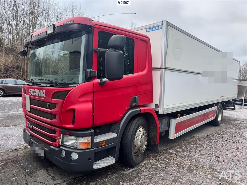 Scania P280 4x2 Box Truck w/ Long Box. Comes with new EU!