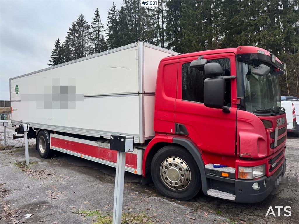 Scania P280 4x2 Box Truck w/ Long Box. Comes with new EU!
