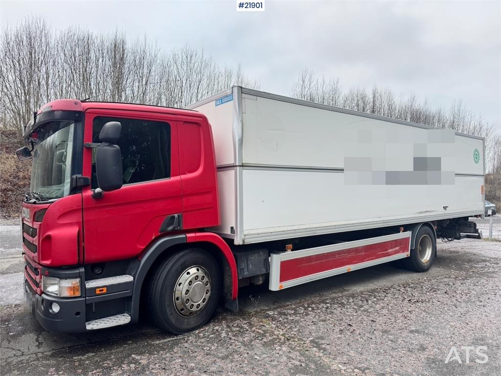 Scania P280 4x2 Box Truck w/ Long Box. Comes with new EU!