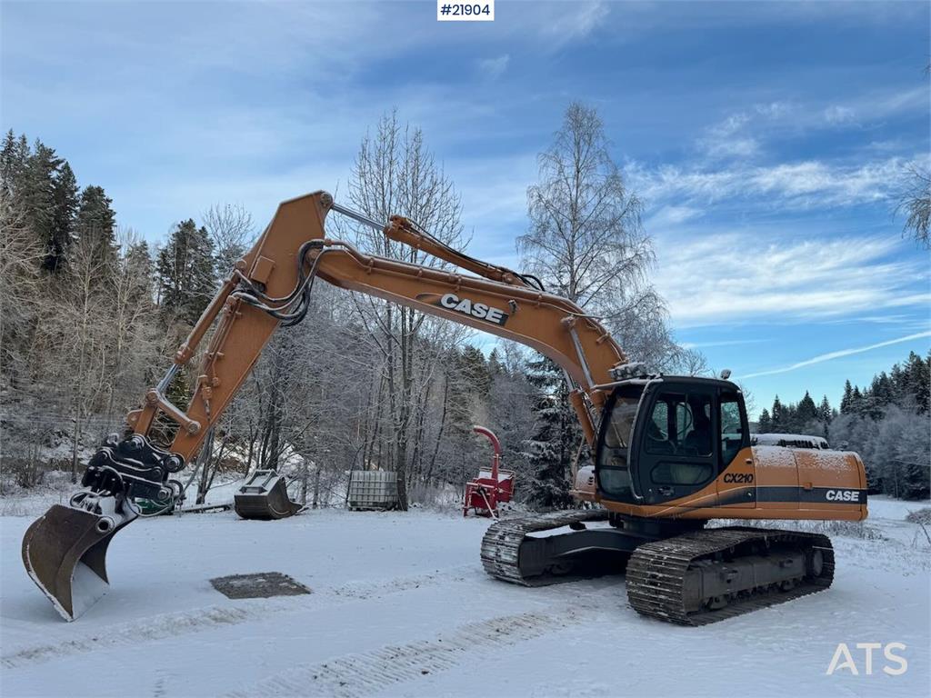 CASE CX210 Tracked Excavator w/ Tilt and Grading Bucket