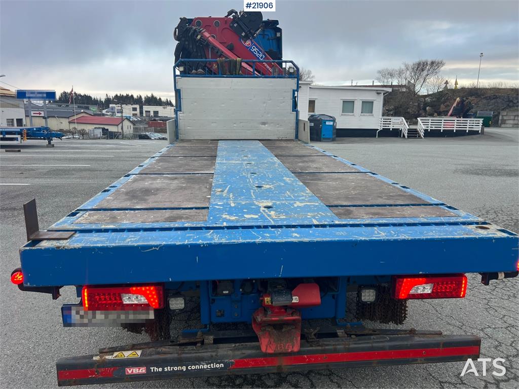 Scania R580 8x2 crane truck w/ 95t/m hmf crane, jib, winc